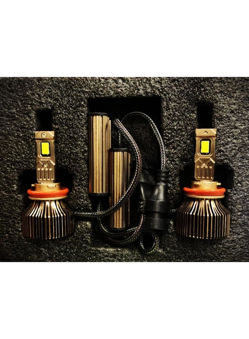 LED bulb Socket Size H11 300 watts Original per pair for car for strong lights. - Image 1